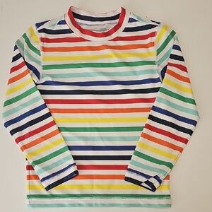 Primary 2-3 Striped Long Sleeve Rashguard Swim Shirt